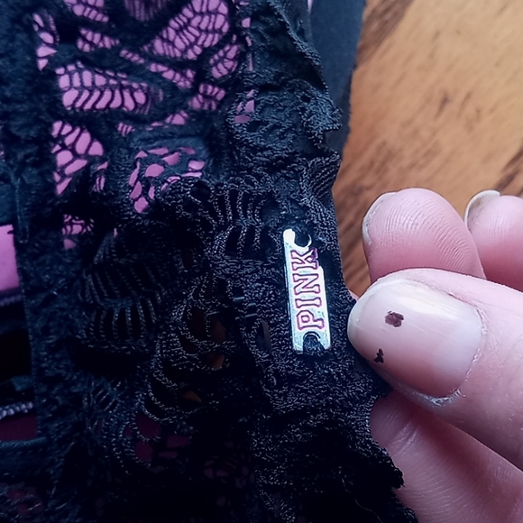 Victorias secret pink date racerback lace pushup bra EUC - Picture 5 of 8